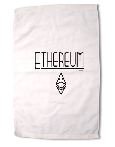 Ethereum with logo Premium Cotton Sport Towel 11 Inch x 22 Inch-Sport Towel-TooLoud-Davson Sales