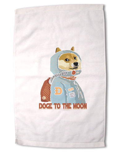 Doge to the Moon Premium Cotton Sport Towel 11 Inch x 22 Inch-Sport Towel-TooLoud-Davson Sales