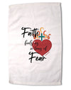 Faith Fuels us in Times of Fear Premium Cotton Sport Towel 16 x 22 Inch-Sport Towel-TooLoud-Davson Sales