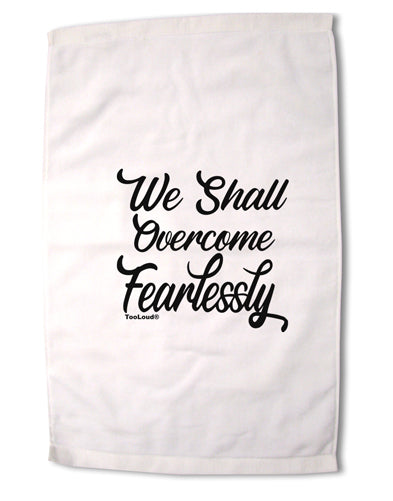 We shall Overcome Fearlessly Premium Cotton Sport Towel 16 x 22 Inch-Sport Towel-TooLoud-Davson Sales