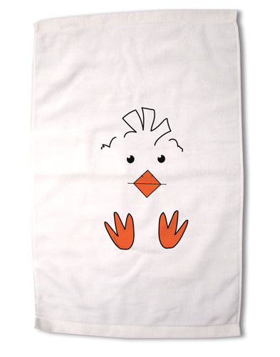 Cute Easter Chick Face Premium Cotton Sport Towel 16 x 22 Inch-Sport Towel-TooLoud-Davson Sales