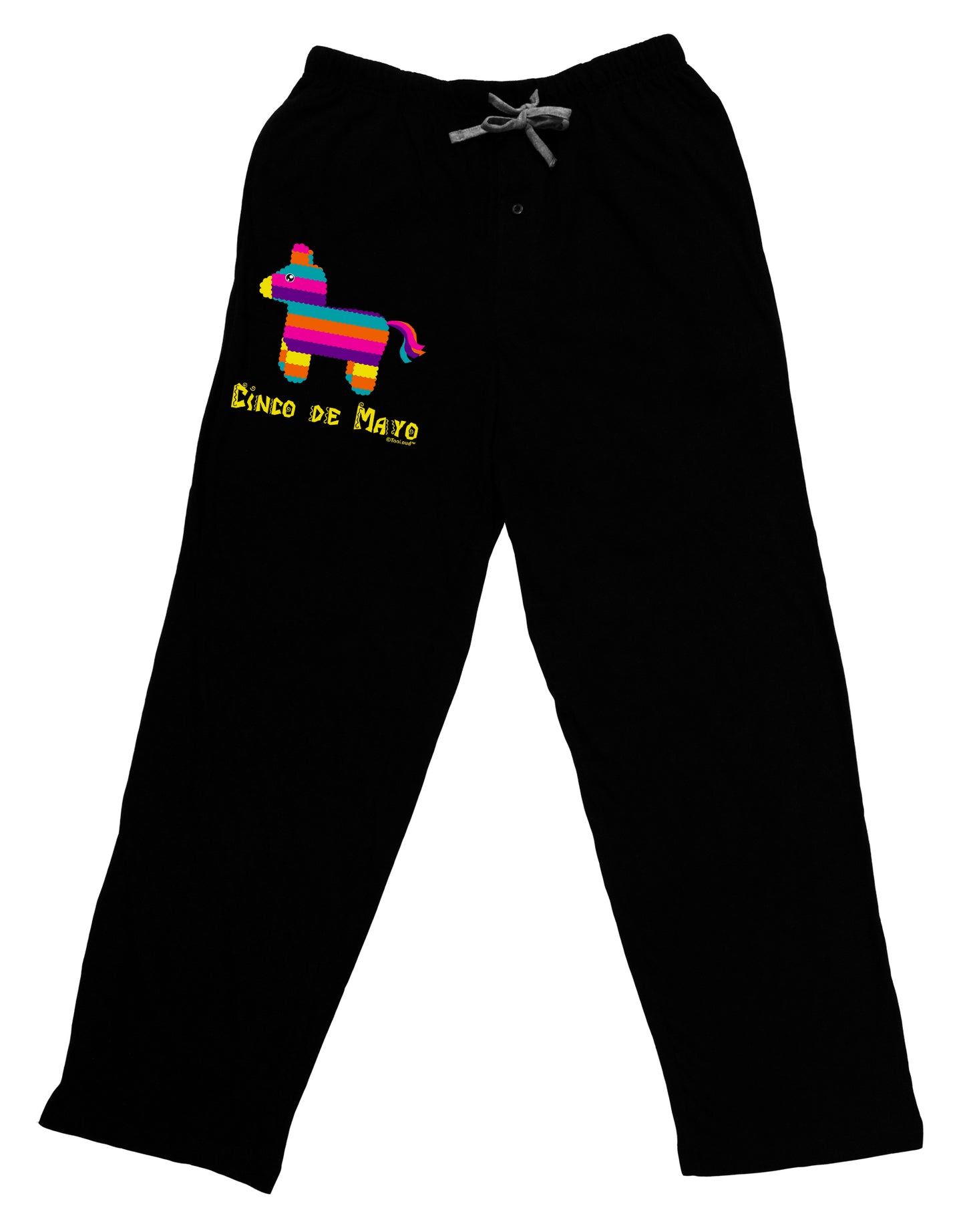 Colorful Pinata Design - Cinco de Mayo Adult Lounge Shorts by TooLoud-Lounge Shorts-TooLoud-Black-Small-Davson Sales