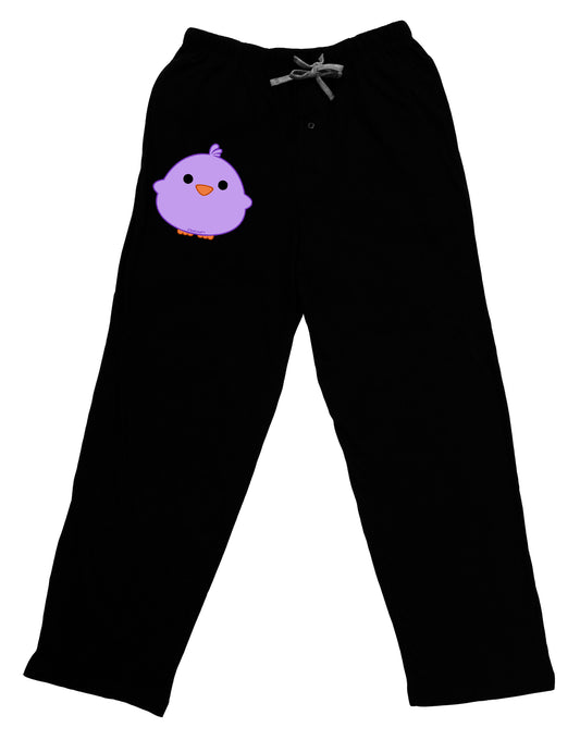 Cute Little Chick - Purple Adult Lounge Pants - Black by TooLoud-Lounge Pants-TooLoud-Black-Small-Davson Sales