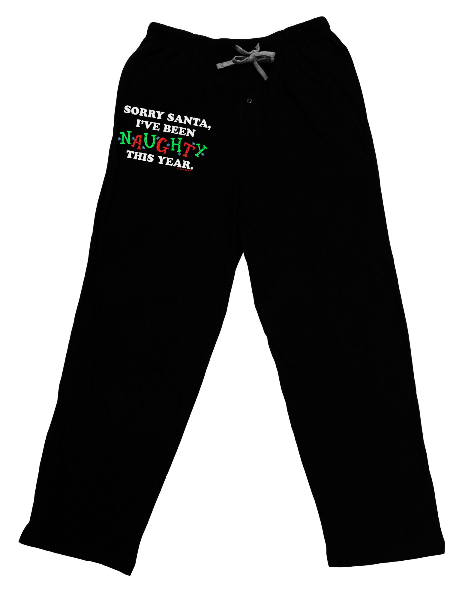 I've Been Naughty This Year Relaxed Adult Lounge Pants-Lounge Pants-TooLoud-Black-Small-Davson Sales