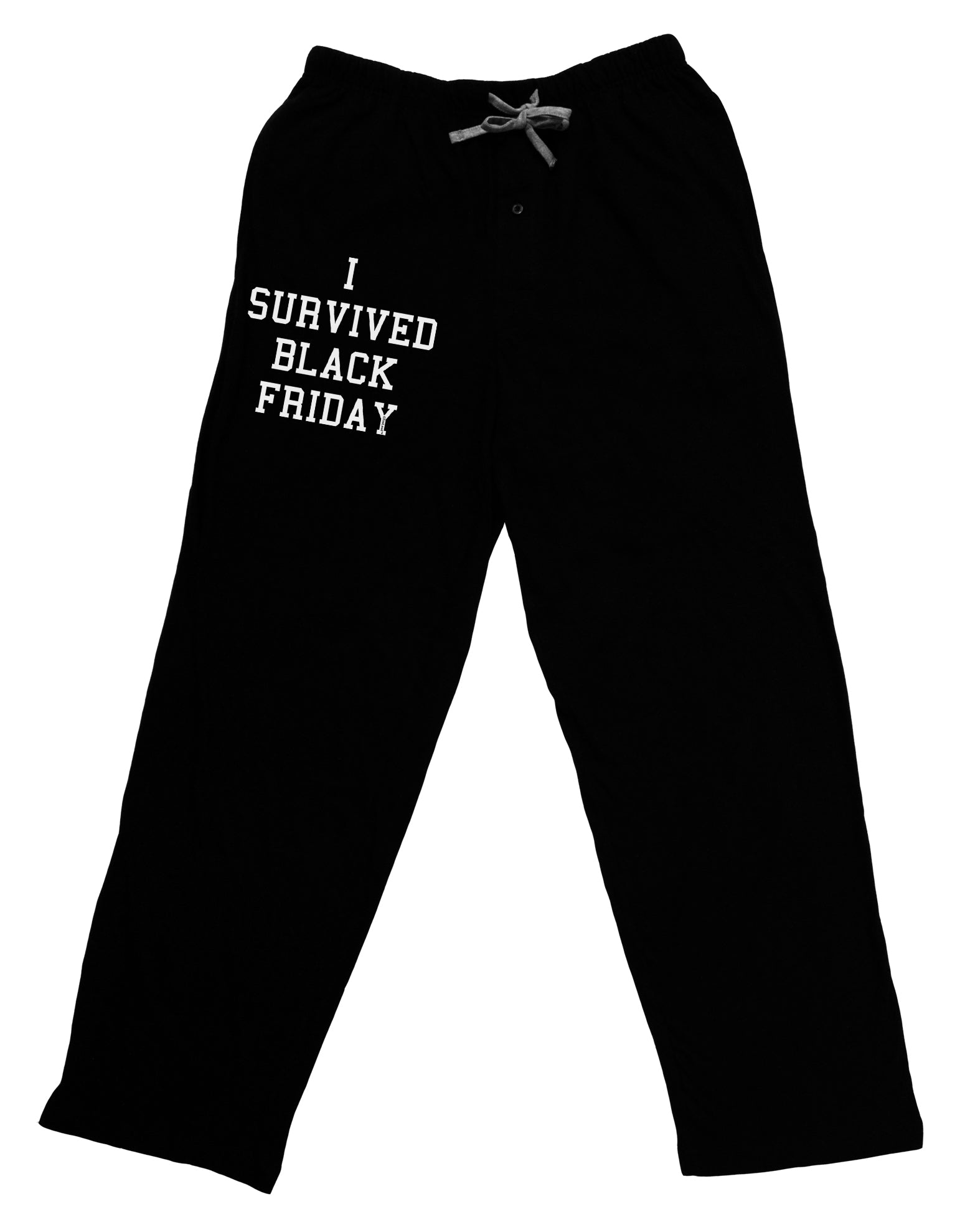 I Survived Black Friday Adult Lounge Pants - Black-Lounge Pants-TooLoud-Black-Small-Davson Sales