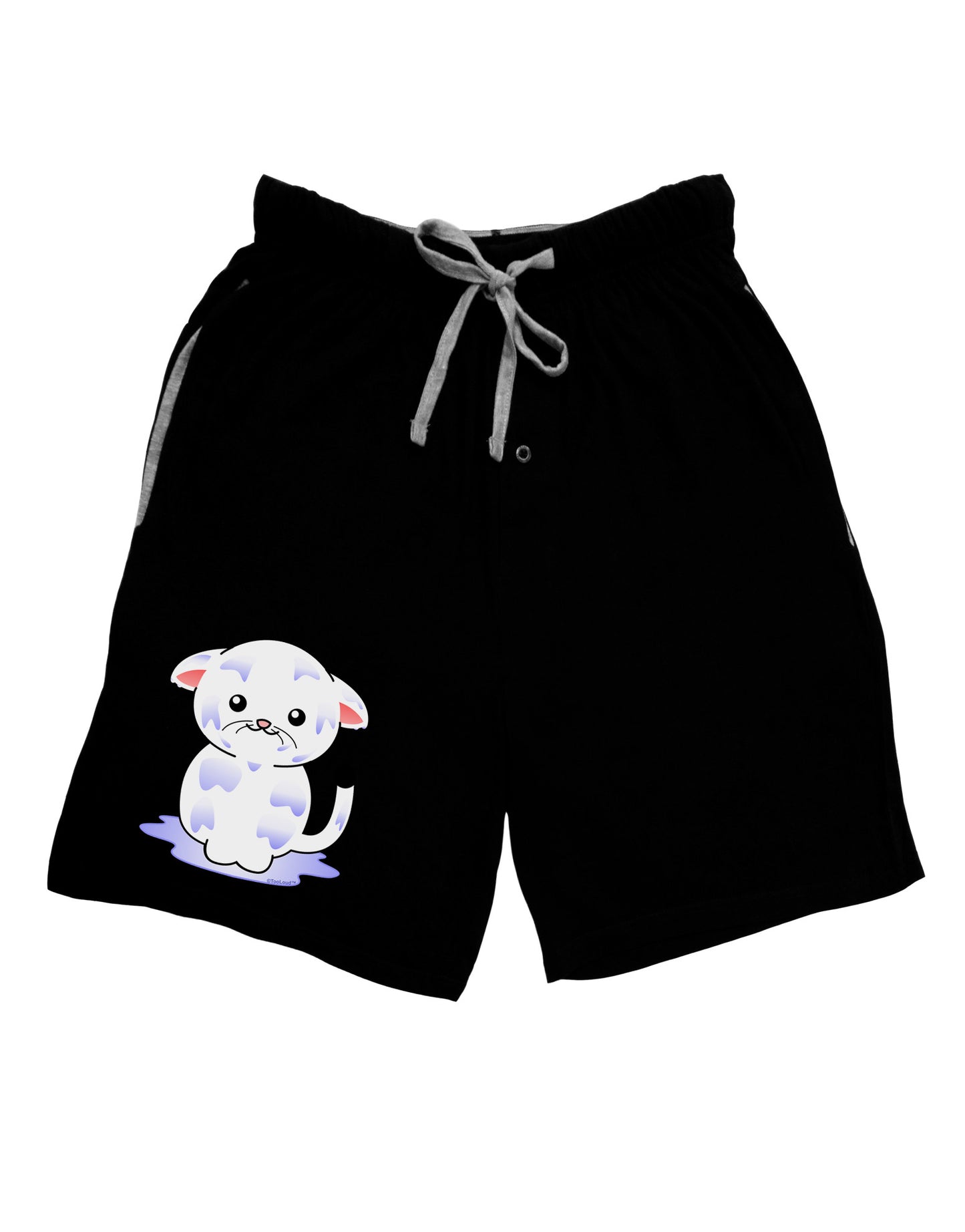 Wet Pussycat Adult Lounge Shorts-Lounge Shorts-TooLoud-Black-Small-Davson Sales