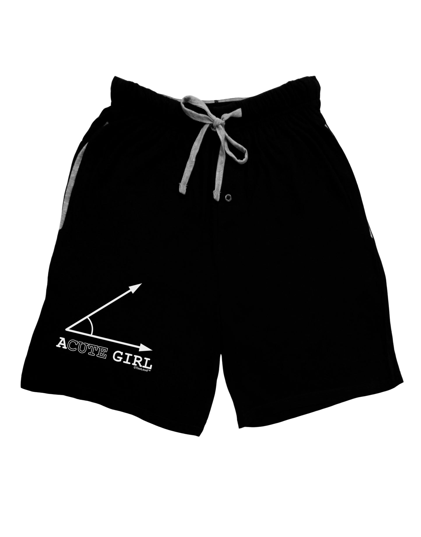 Acute Girl Adult Lounge Shorts-Lounge Shorts-TooLoud-Black-Small-Davson Sales