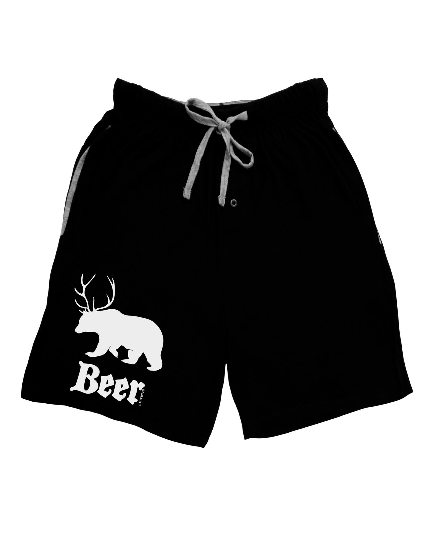 Beer Animal Adult Lounge Shorts-Lounge Shorts-TooLoud-Black-Small-Davson Sales