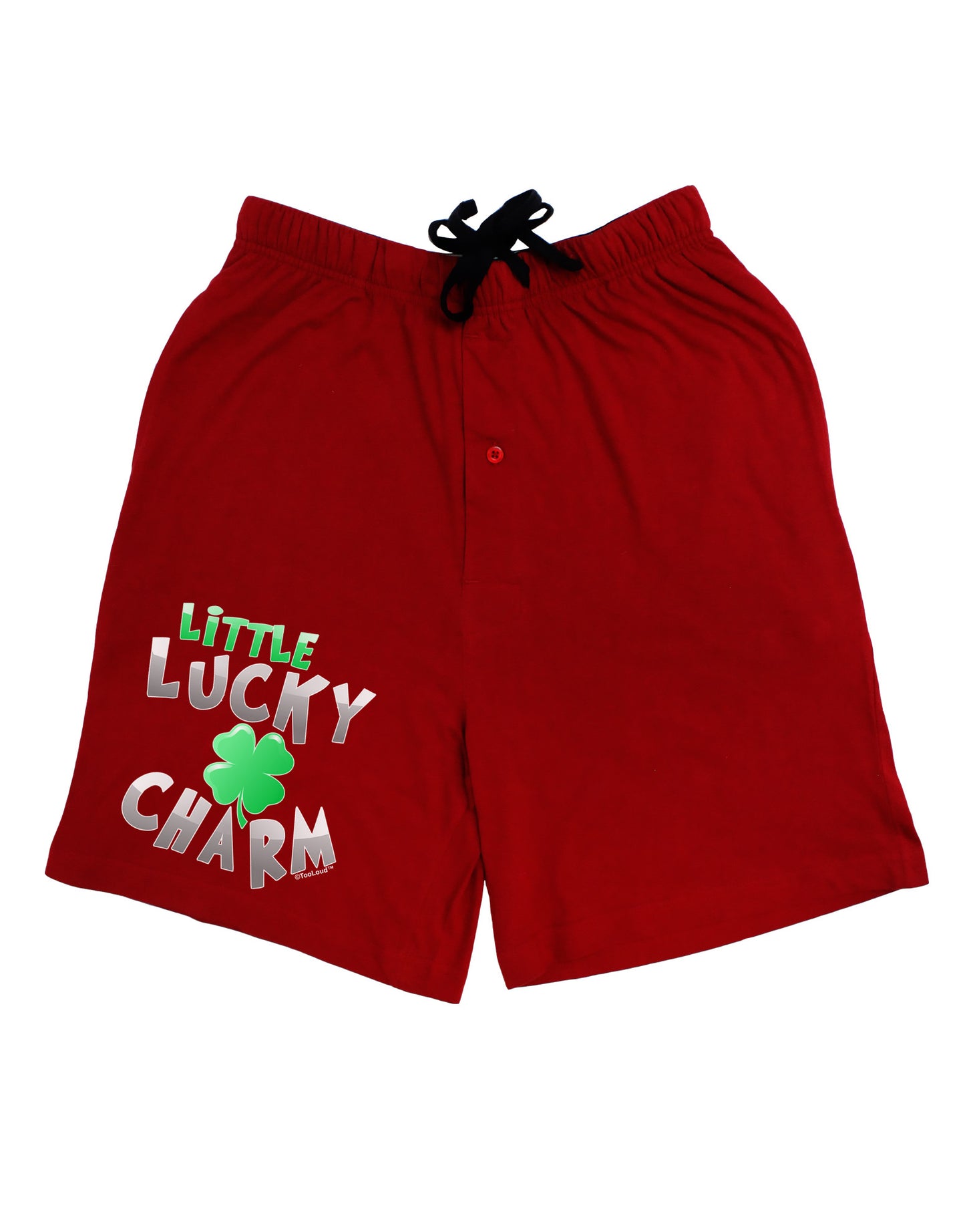 Little Lucky Charm Adult Lounge Shorts-Lounge Shorts-TooLoud-Red-Small-Davson Sales