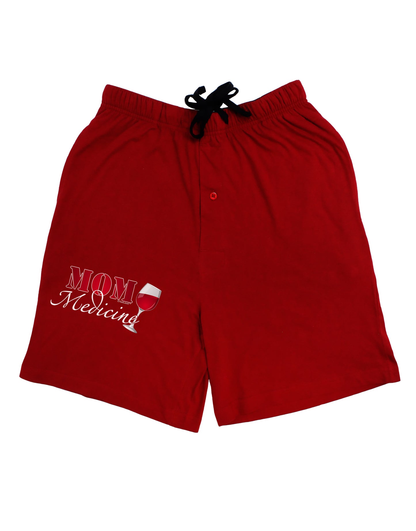 Mom Medicine Adult Lounge Shorts-Lounge Shorts-TooLoud-Red-Small-Davson Sales