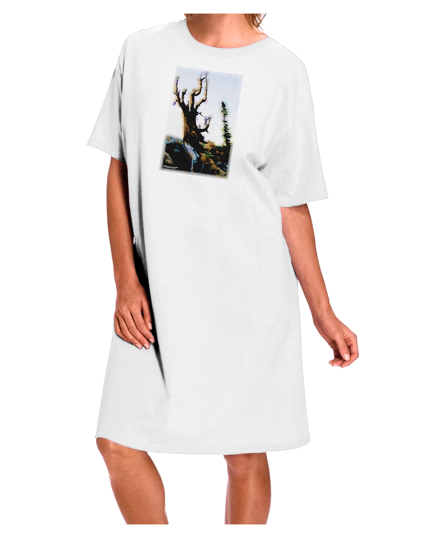 CO Mountain Scenery Watercolor 2.25" Round Pin Button-Round Pin Button-TooLoud-White-One-Size-Fits-Most-Davson Sales