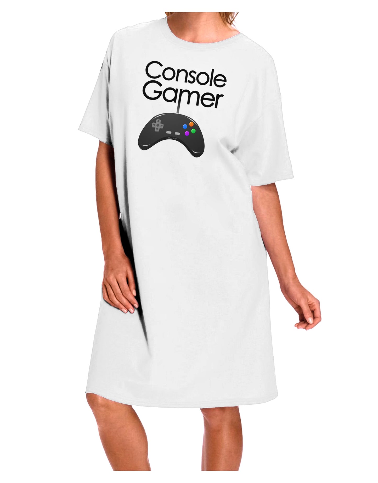 Console Gamer 2.25" Round Pin Button-Round Pin Button-TooLoud-White-One-Size-Fits-Most-Davson Sales