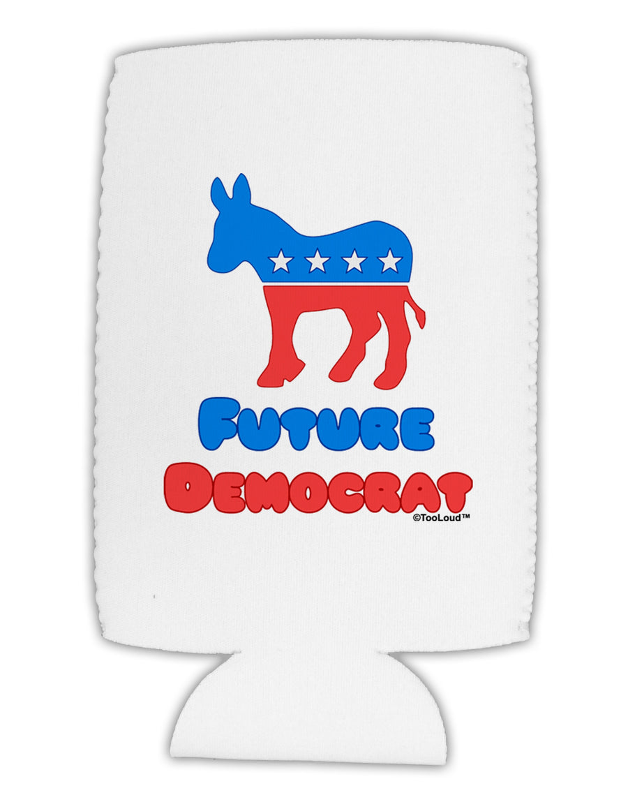 Future Democrat Collapsible Neoprene Tall Can Insulator-Tall Can Insulator-TooLoud-White-Davson Sales