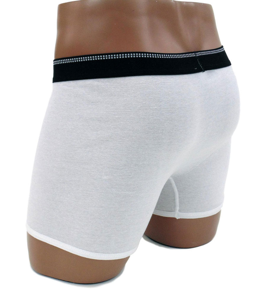 Snowman Face Christmas Boxer Briefs, Holiday Underwear for Men-Boxer Briefs-TooLoud-White-Small-Davson Sales