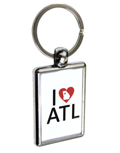 I Heart Atlanta Keychain Key Ring-TooLoud-Davson Sales