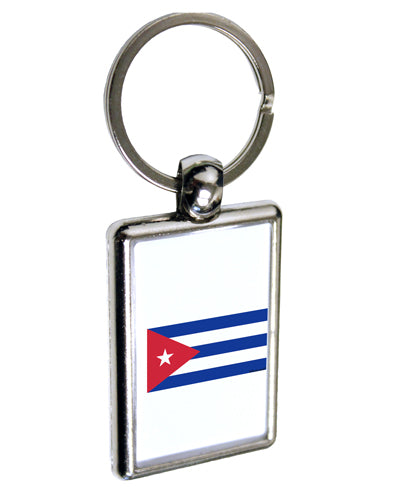 Cuba Flag Cubana Keychain Key Ring by TooLoud-TooLoud-Davson Sales
