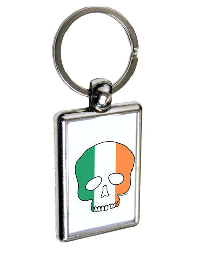 Skull Flag Ireland Keychain Key Ring-TooLoud-Davson Sales