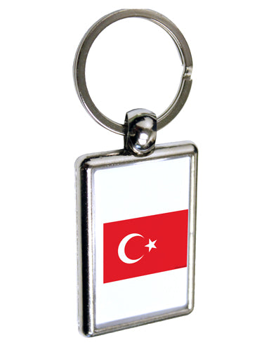 Turkey Flag Keychain Key Ring by TooLoud-TooLoud-Davson Sales