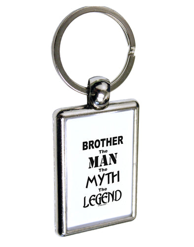 Brother The Man The Myth The Legend Keychain Key Ring by TooLoud-TooLoud-Davson Sales