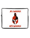 Be a Warrior Not a Worrier Neoprene laptop Sleeve 10 x 14 inch Landscape by TooLoud-Laptop Sleeve-TooLoud-Davson Sales