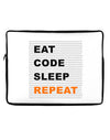 Eat Sleep Code Repeat Neoprene laptop Sleeve 10 x 14 inch Landscape by TooLoud-Laptop Sleeve-TooLoud-Davson Sales