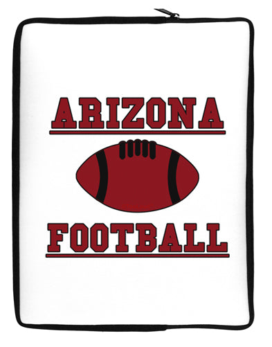 Arizona Football Neoprene laptop Sleeve 10 x 14 inch Portrait by TooLoud-Laptop Sleeve-TooLoud-Davson Sales
