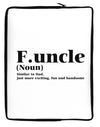 Funcle - Fun Uncle Neoprene laptop Sleeve 10 x 14 inch Portrait by TooLoud-Laptop Sleeve-TooLoud-Davson Sales
