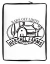 Hershel Farms Neoprene laptop Sleeve 10 x 14 inch Portrait by TooLoud-Laptop Sleeve-TooLoud-Davson Sales