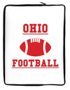 Ohio Football Neoprene laptop Sleeve 10 x 14 inch Portrait by TooLoud-Laptop Sleeve-TooLoud-Davson Sales