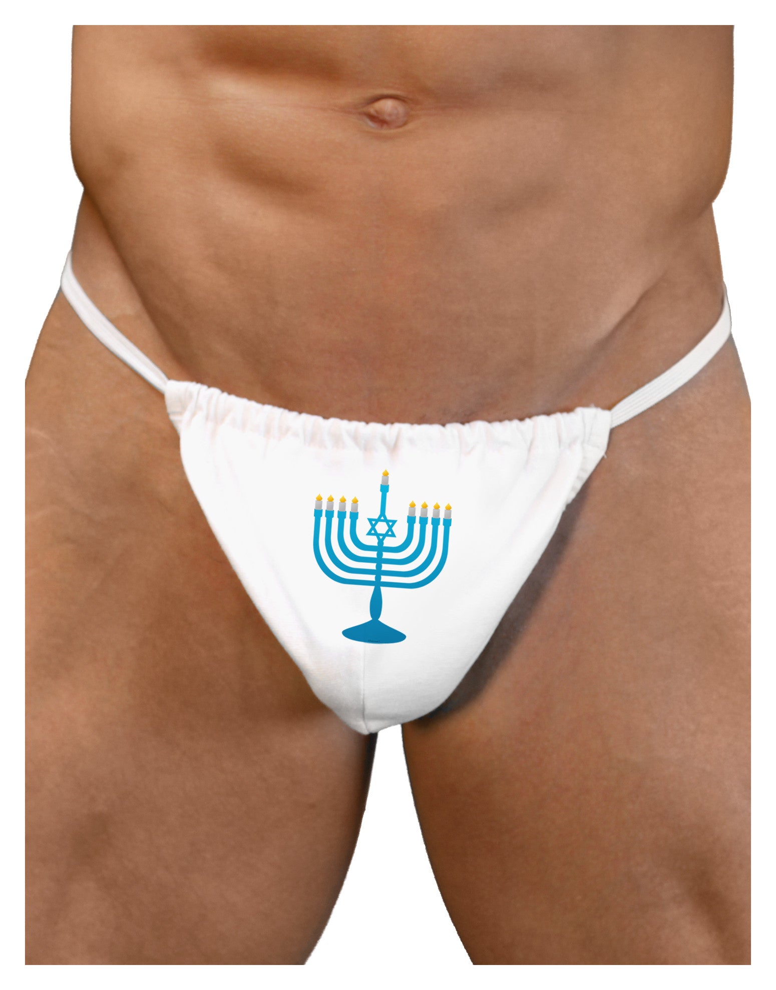 Hanukkah Menorah Mens G-String Underwear Davson Sales Hanukkah Menorah Mens G-String Underwear Davson Sales