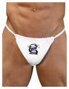 Panda DJ Mens G-String Underwear-Mens G-String-LOBBO-White-Small/Medium-Davson Sales