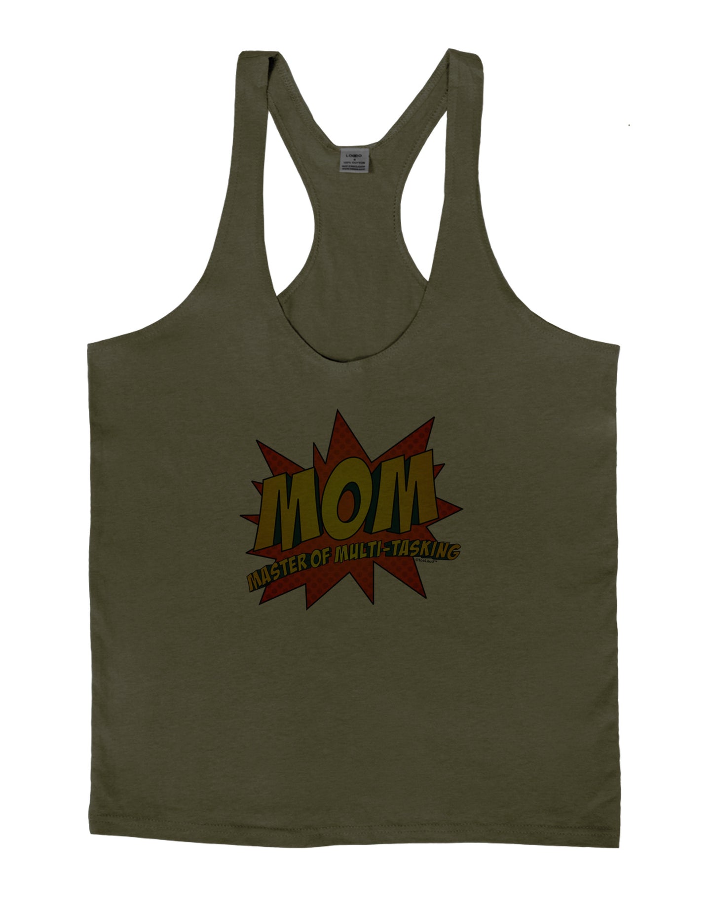 Mom Master Of Multi-tasking Mens String Tank Top-Men's String Tank Tops-LOBBO-Army-Green-Small-Davson Sales