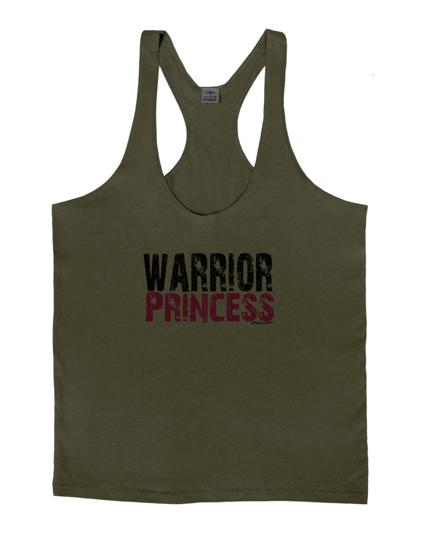 Warrior Princess Pink Mens String Tank Top-Men's String Tank Tops-LOBBO-Army-Green-Small-Davson Sales