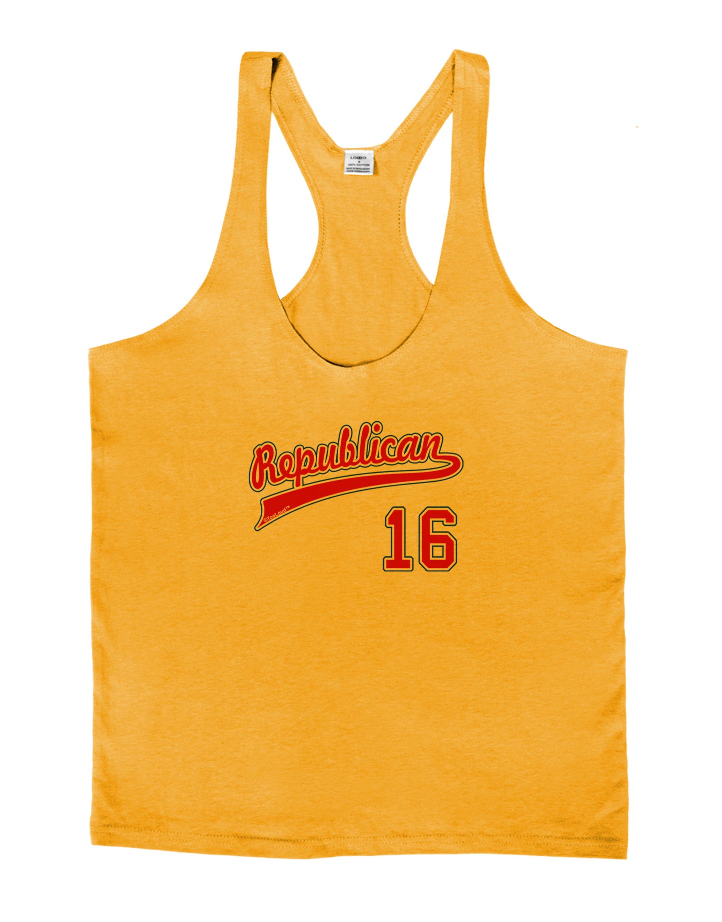 Republican Jersey 16 Mens String Tank Top-Men's String Tank Tops-LOBBO-Gold-Small-Davson Sales