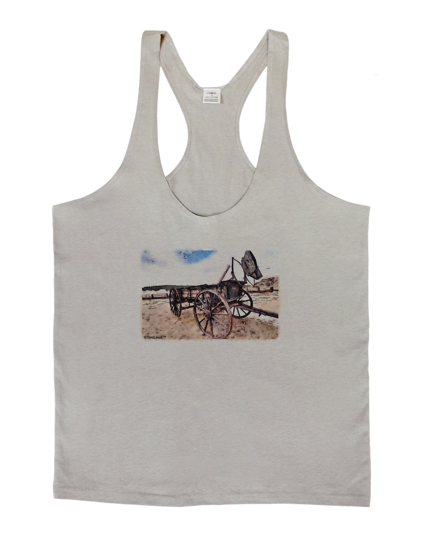 Antique Vehicle Mens String Tank Top-Men's String Tank Tops-LOBBO-Light-Gray-Small-Davson Sales