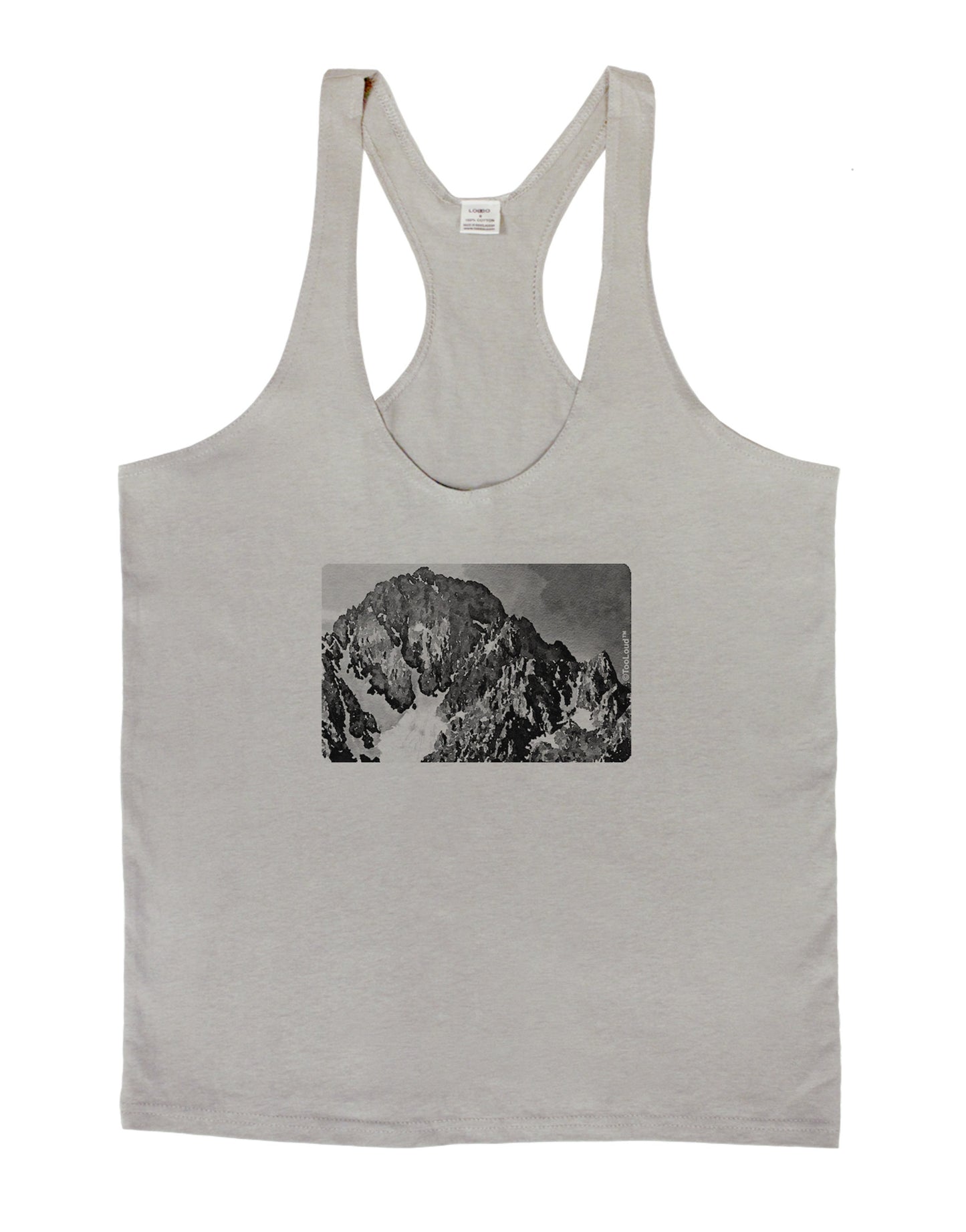 San Juan Mountain Range CO 2 Mens String Tank Top-Men's String Tank Tops-LOBBO-Light-Gray-Small-Davson Sales