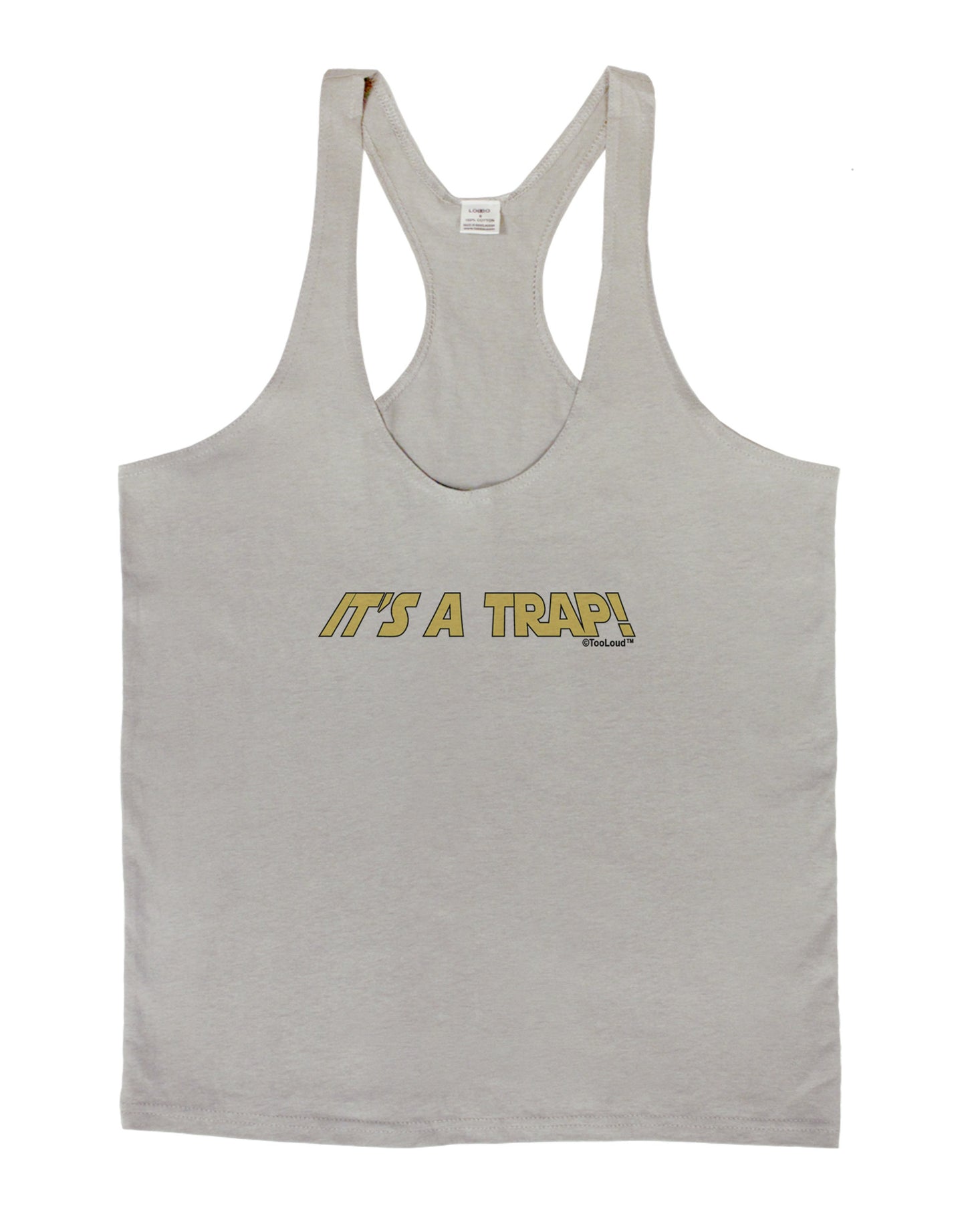 It is a Trap Mens String Tank Top-Men's String Tank Tops-LOBBO-Light-Gray-Small-Davson Sales