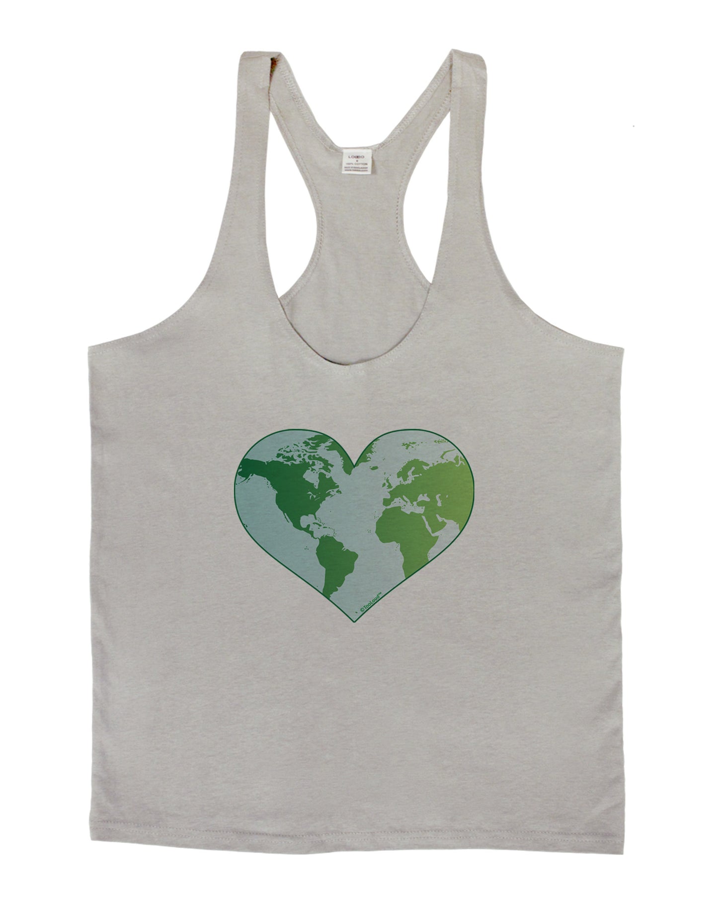 World Globe Heart Mens String Tank Top-Men's String Tank Tops-LOBBO-Light-Gray-Small-Davson Sales