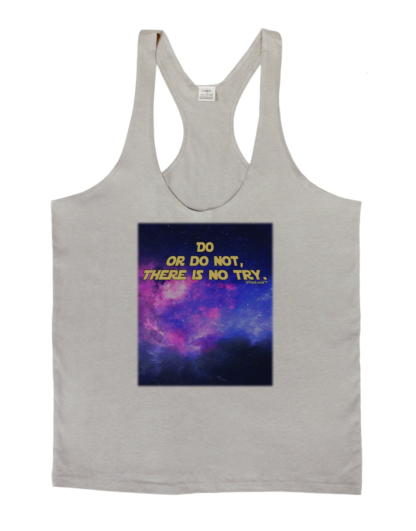 Do or Do Not Mens String Tank Top-Men's String Tank Tops-LOBBO-Light-Gray-Small-Davson Sales
