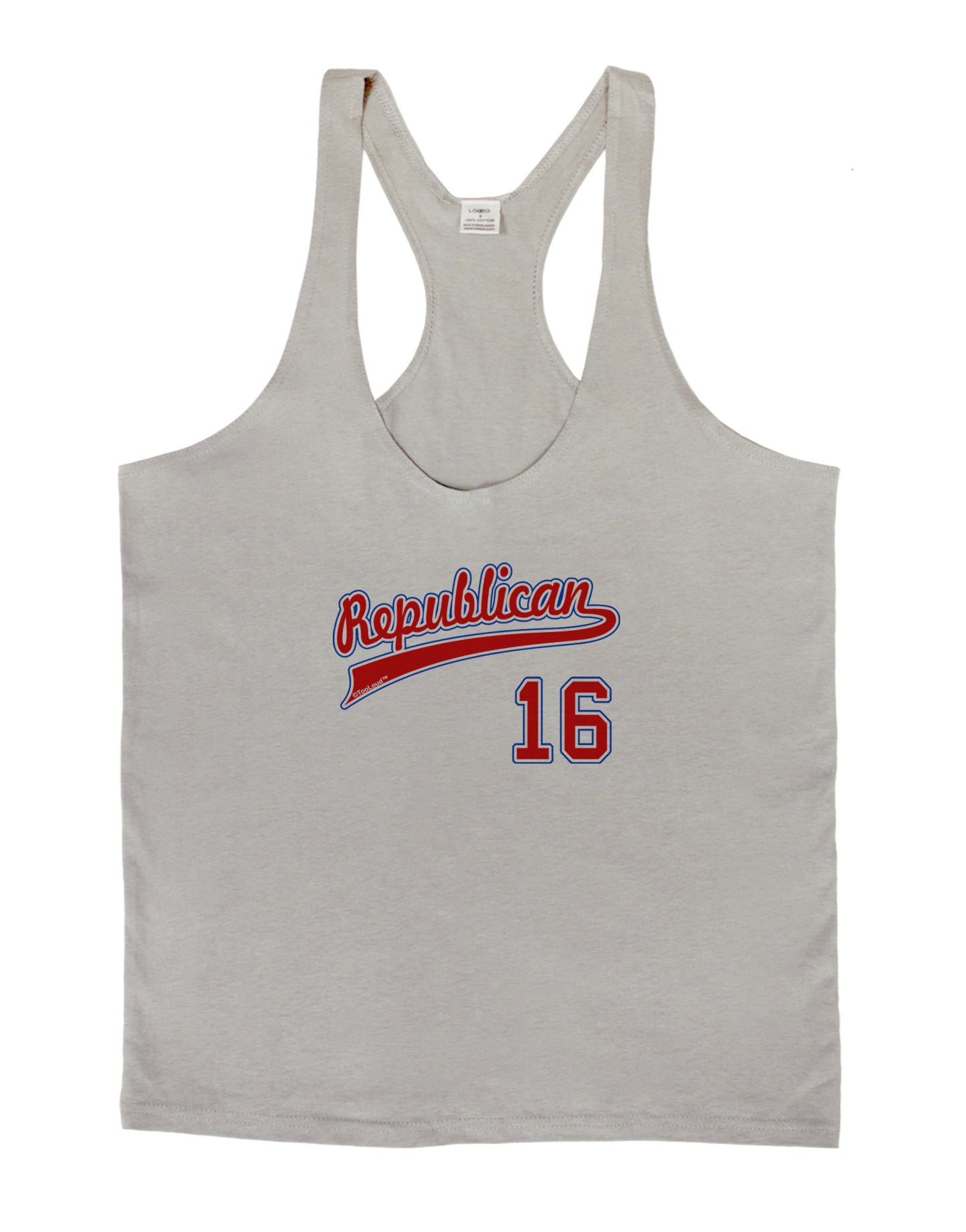 Republican Jersey 16 Mens String Tank Top-Men's String Tank Tops-LOBBO-Light-Gray-Small-Davson Sales