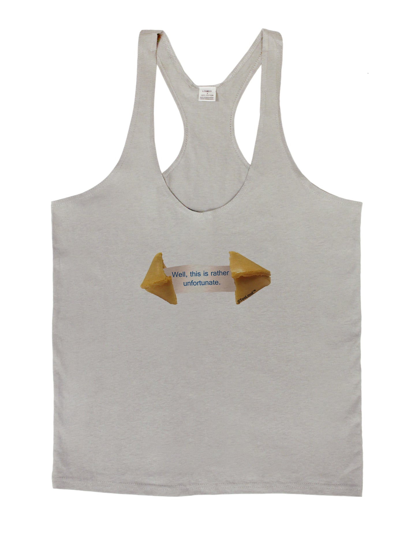 Unfortunate Cookie Mens String Tank Top-Men's String Tank Tops-LOBBO-Light-Gray-Small-Davson Sales
