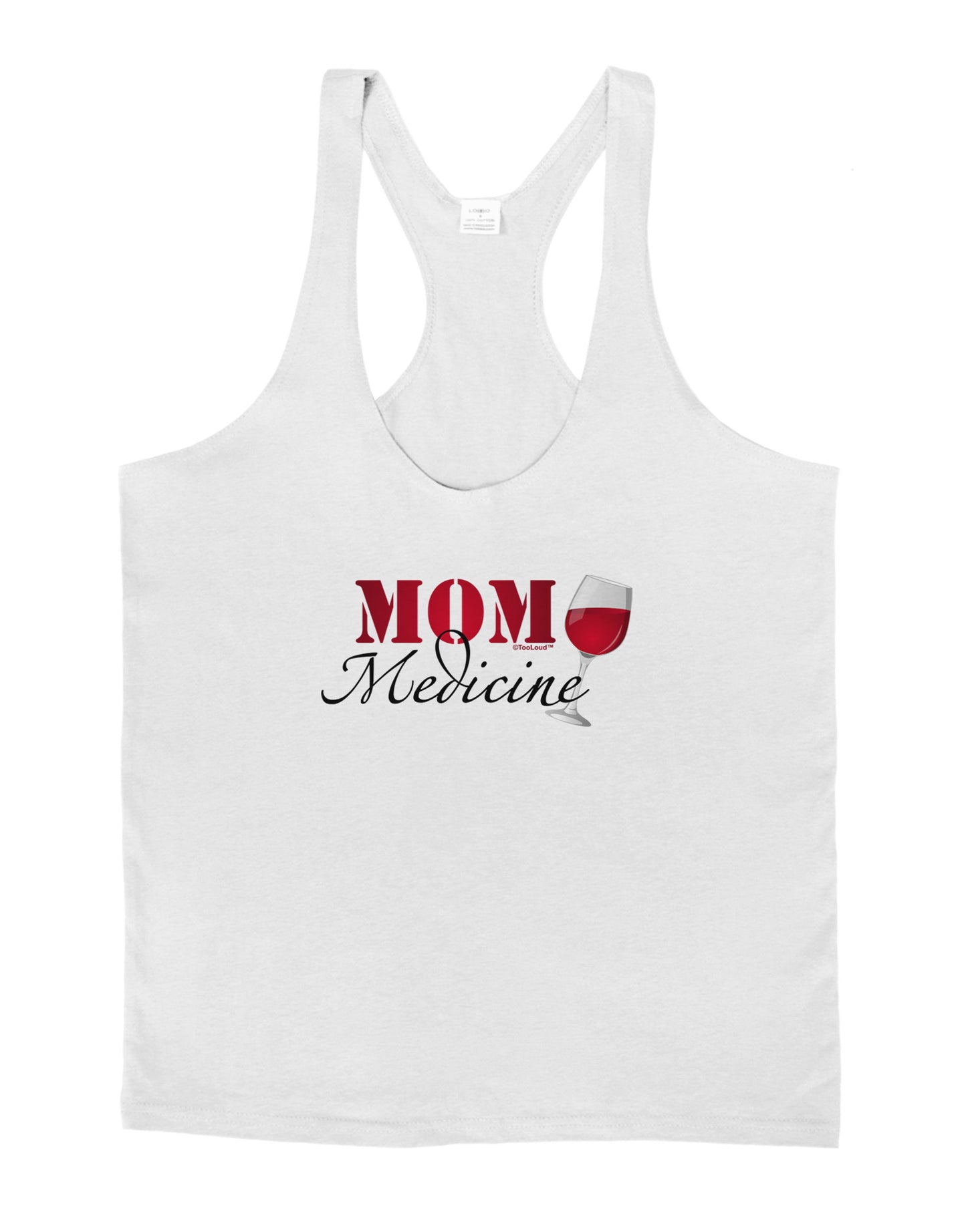 Mom Medicine Mens String Tank Top-Men's String Tank Tops-LOBBO-White-Small-Davson Sales