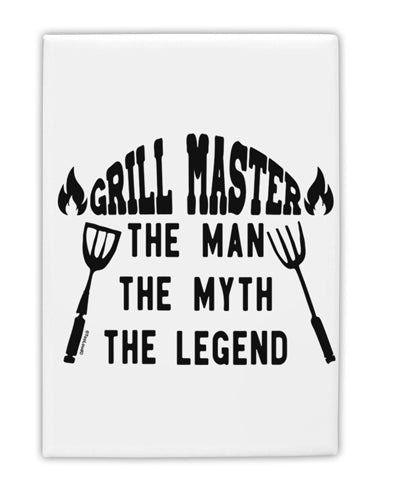 TooLoud Grill Master The Man The Myth The Legend Fridge Magnet 2 Inchx3 Inch Portrait-Fridge Magnet-TooLoud-Davson Sales
