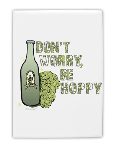 TooLoud Don't Worry Be Hoppy Fridge Magnet 2 Inchx3 Inch Portrait-Fridge Magnet-TooLoud-Davson Sales