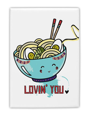 TooLoud Matching Lovin You Blue Pho Bowl Fridge Magnet 2 Inchx3 Inch Portrait-Fridge Magnet-TooLoud-Davson Sales