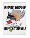 TooLoud Russian Warship go F Yourself Fridge Magnet 2 Inchx3 Inch Portrait-Fridge Magnet-TooLoud-Davson Sales