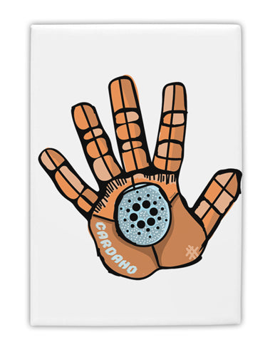 TooLoud Cardano Hero Hand Fridge Magnet 2 Inchx3 Inch Portrait-Fridge Magnet-TooLoud-Davson Sales