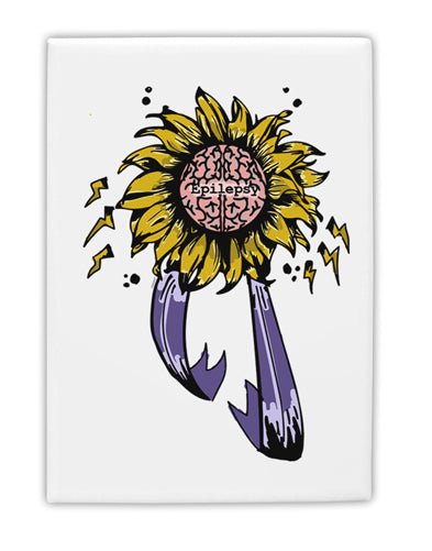 TooLoud Epilepsy Awareness Fridge Magnet 2 Inchx3 Inch Portrait-Fridge Magnet-TooLoud-Davson Sales