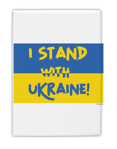 TooLoud I stand with Ukraine Flag Fridge Magnet 2 Inchx3 Inch Portrait-Fridge Magnet-TooLoud-Davson Sales
