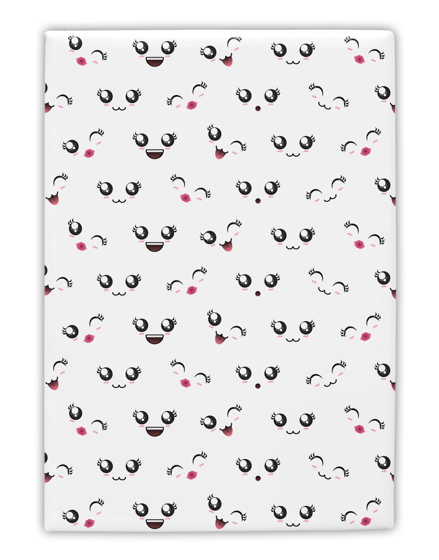 Kyu-T Faces AOP 10 InchRound Wall Clock All Over Print by TooLoud-Wall Clock-TooLoud-White-Davson Sales